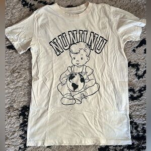 nununu Cream Graphic Kids T-Shirt